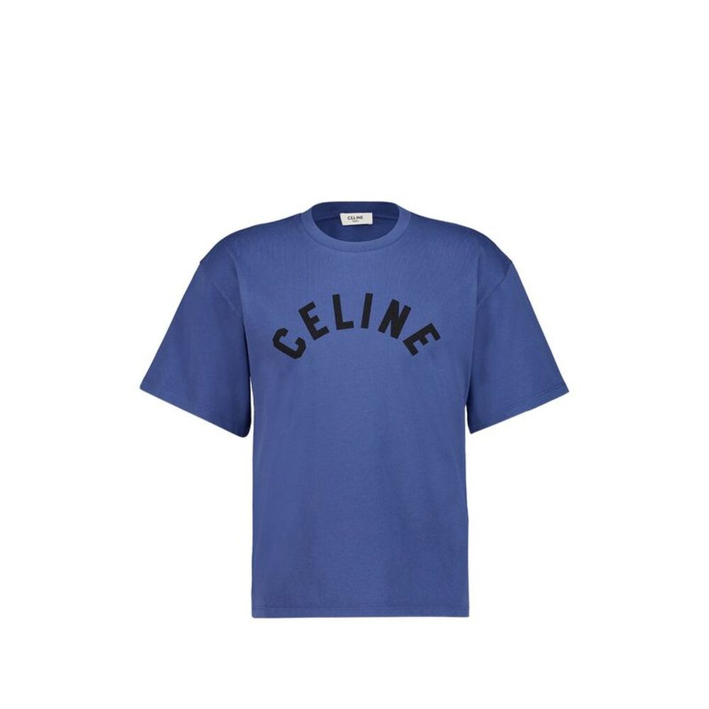 Celine Men Logo Cotton T-Shirt